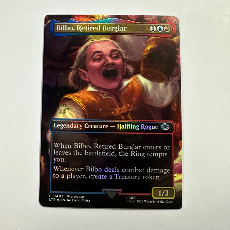 bilbo card mtg The Lord of the Rings: Tales of Middle-earth Bilbo, Retired Burglar Fu   Collectivities