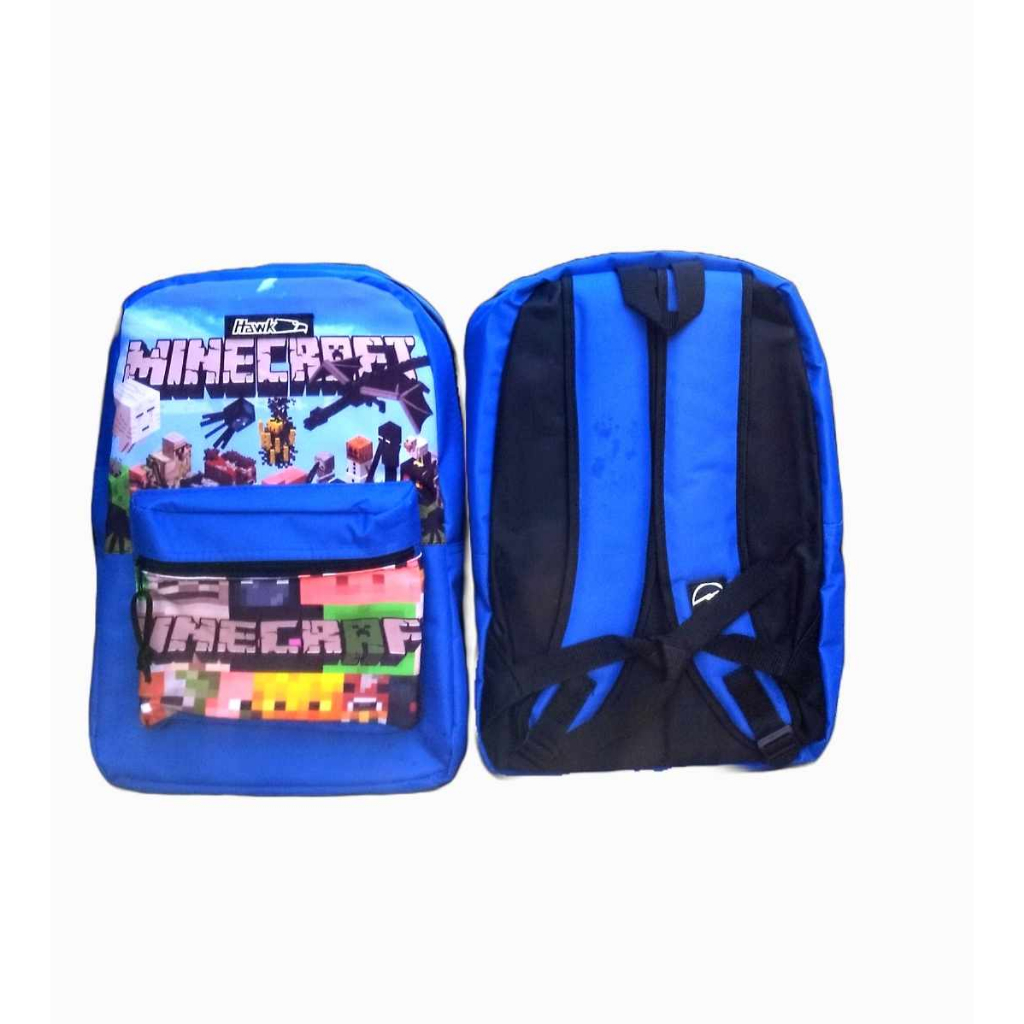 Minecraft Backpack and other characters for kids Large size Shopee