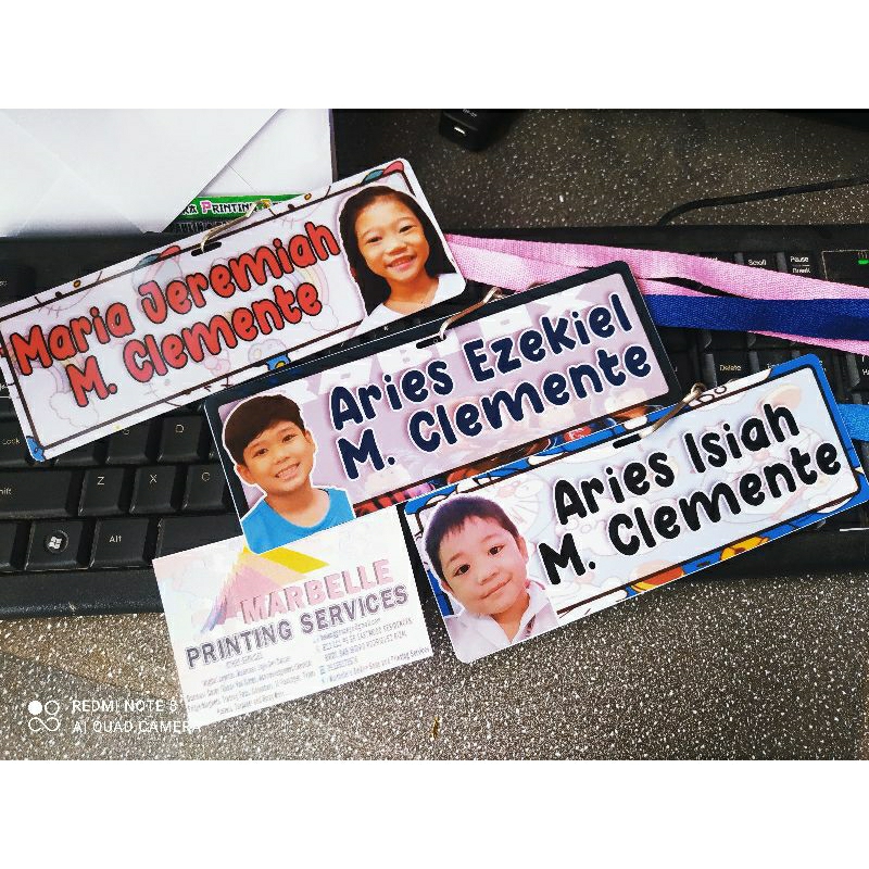 PVC NAME TAGS WITH LACE (CUSTOMIZE) Shopee Philippines
