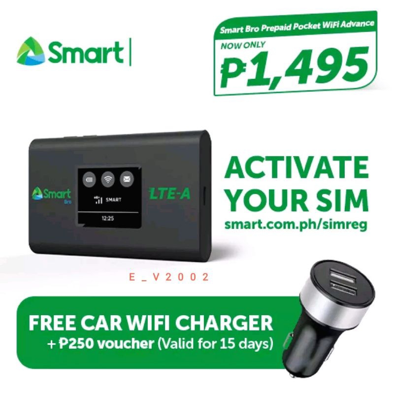 Smart Bro Prepaid LTE Pocket WiFi