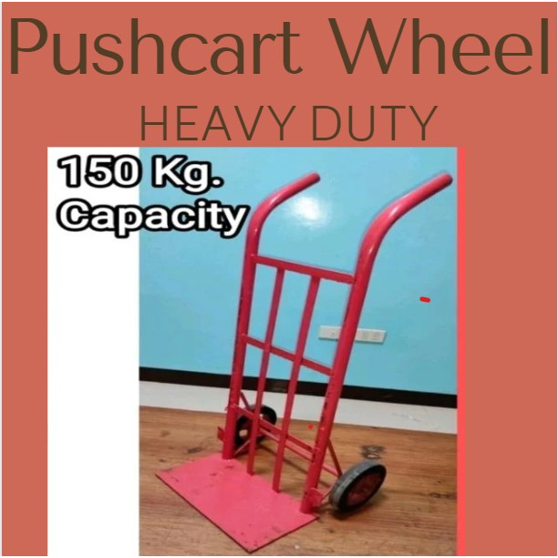 Kartilya Pushcart Push Cart Trolley 1" pipe x 8" wheel Heavy Duty