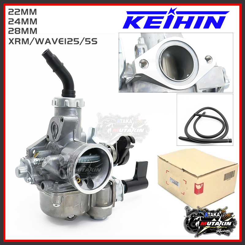 Keihin Carburetor xrm125 WAVE125 20.5mm 22mm 24mm 28MM Made in Thailand