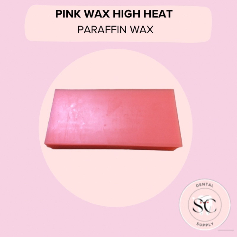 PINK WAX HIGH HEAT LIGHT IN COLOR - PARAFFIN WAX (SOLD PER 10 PIECES ...