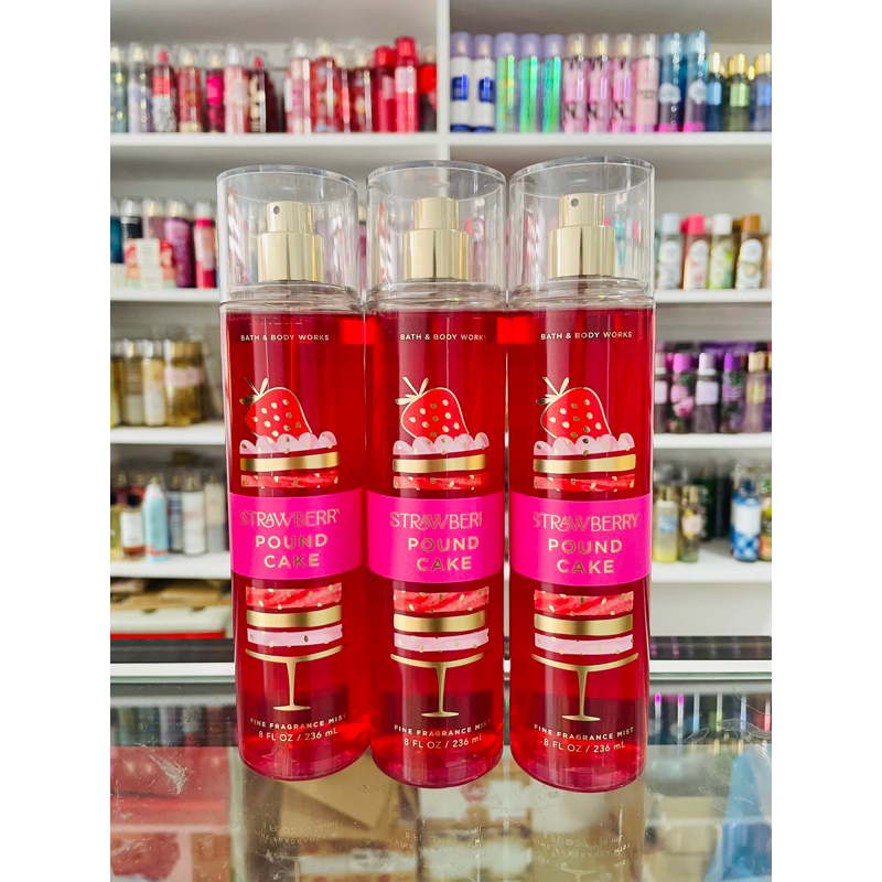 STRAWBERRY POUND CAKE mist Bath and Body Works | Shopee Philippines
