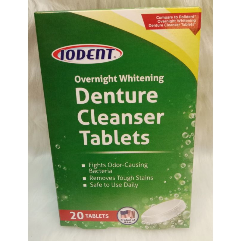 OIDENT DEnTURE CLEANSER Tablets Shopee Philippines