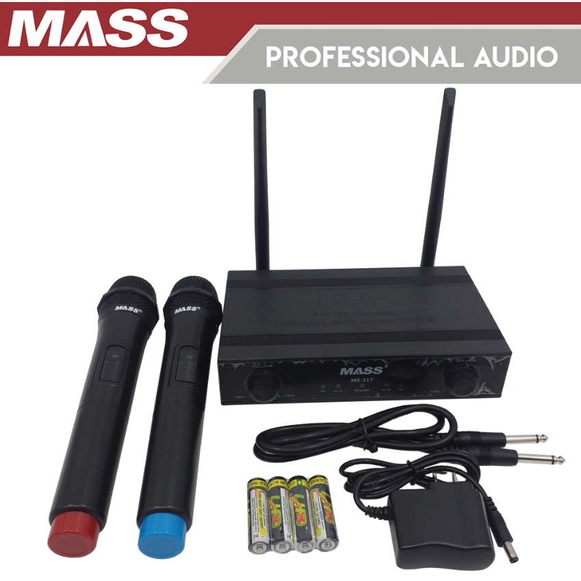 MASS Wireless Microphone MS 517 Shopee Philippines