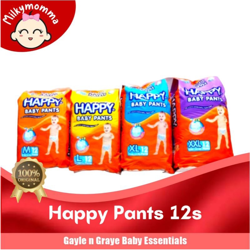 Happy Pants 12s (choose variation) | Shopee Philippines