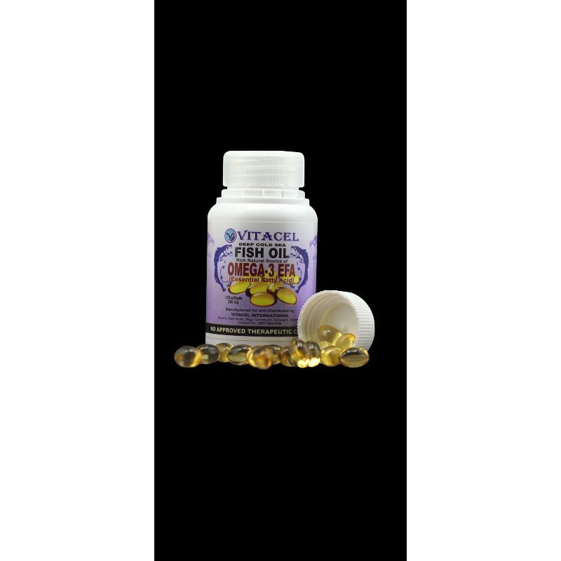 vitacel fish oil omega 3 efa 60 softgel Shopee Philippines