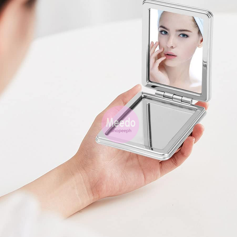 Mini Handy Compact Pocket Portable 2 way mirror easy carry mirrors for