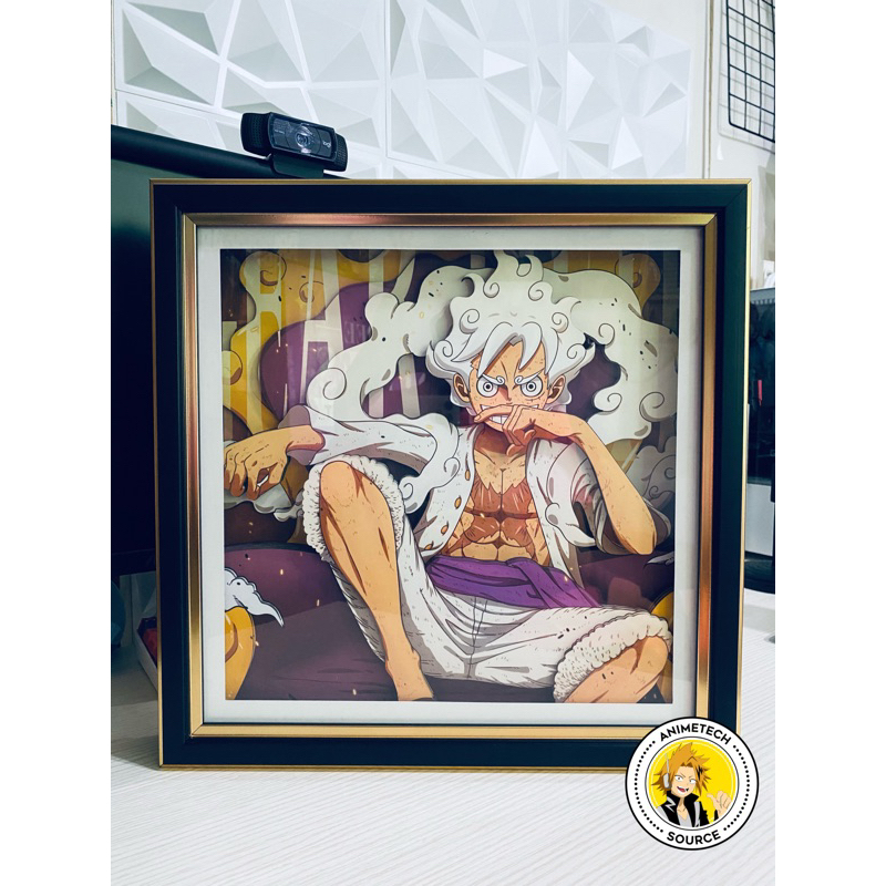 ONE PIECE Luffy Gear 5 Microframe 3D HD | Shopee Philippines