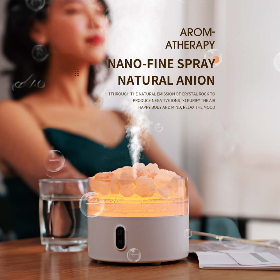 Himalayan Salt Air Humidifier Portable Aroma Diffuser Ultrasonic