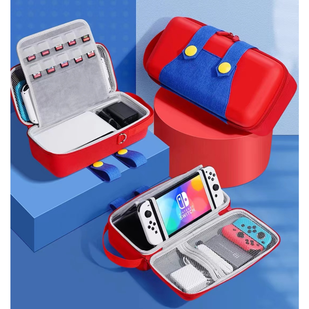 Carrying Case for Nintendo Switch/OLED/Lite, Storage for Switch AC