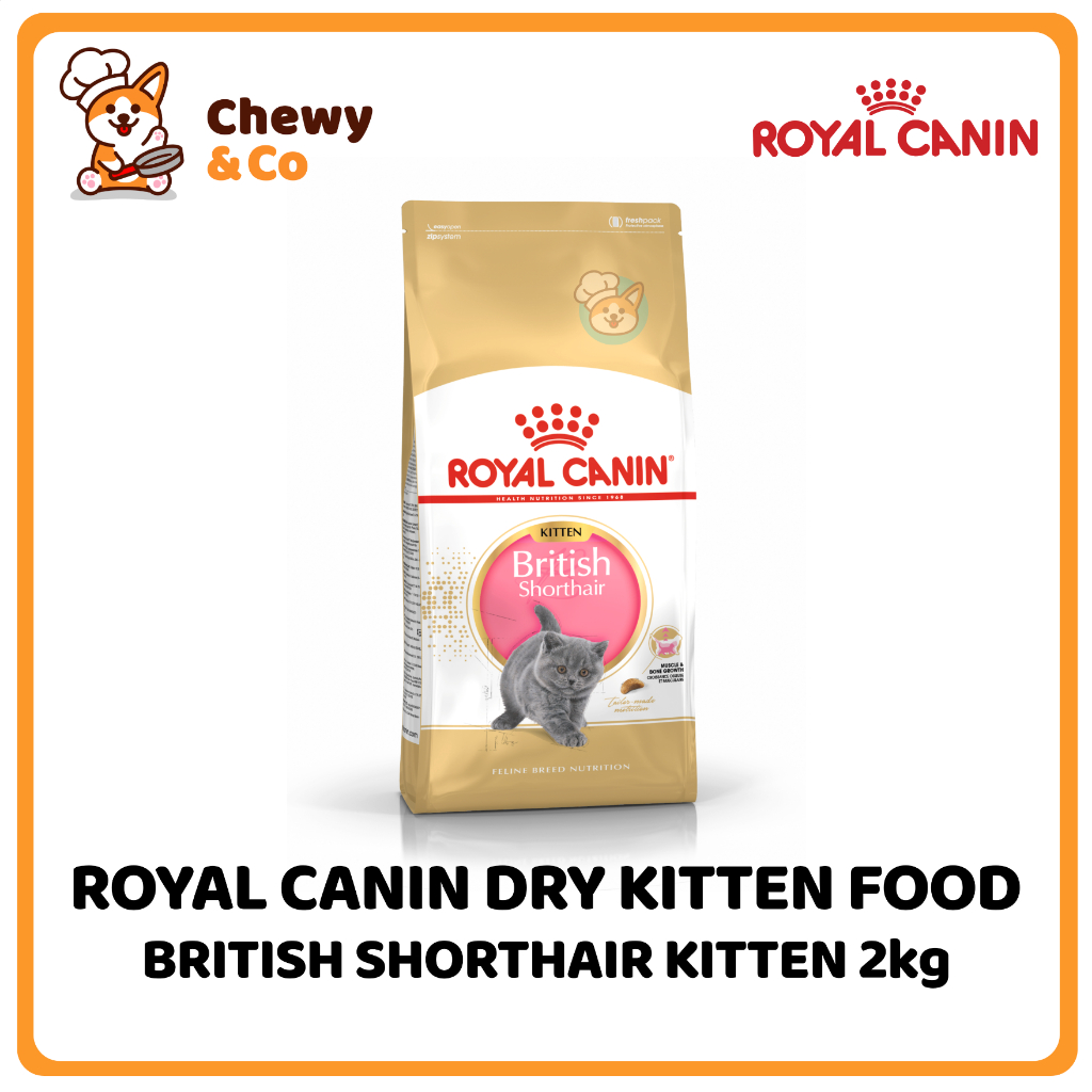 Royal Canin Kitten Dry Cat Food British Shorthair 2kg Feline Breed