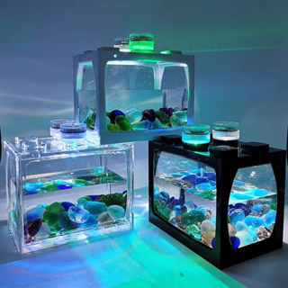 AQUARIUM FISH TANK 2.5 & 5 GALLON BY BCONNECTED / GLASS TANK WITH