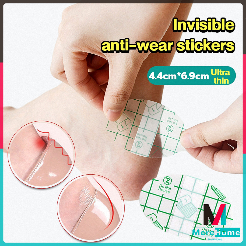Heel Protector Foot Sole Stickers Waterproof Invisible Back Heel ...