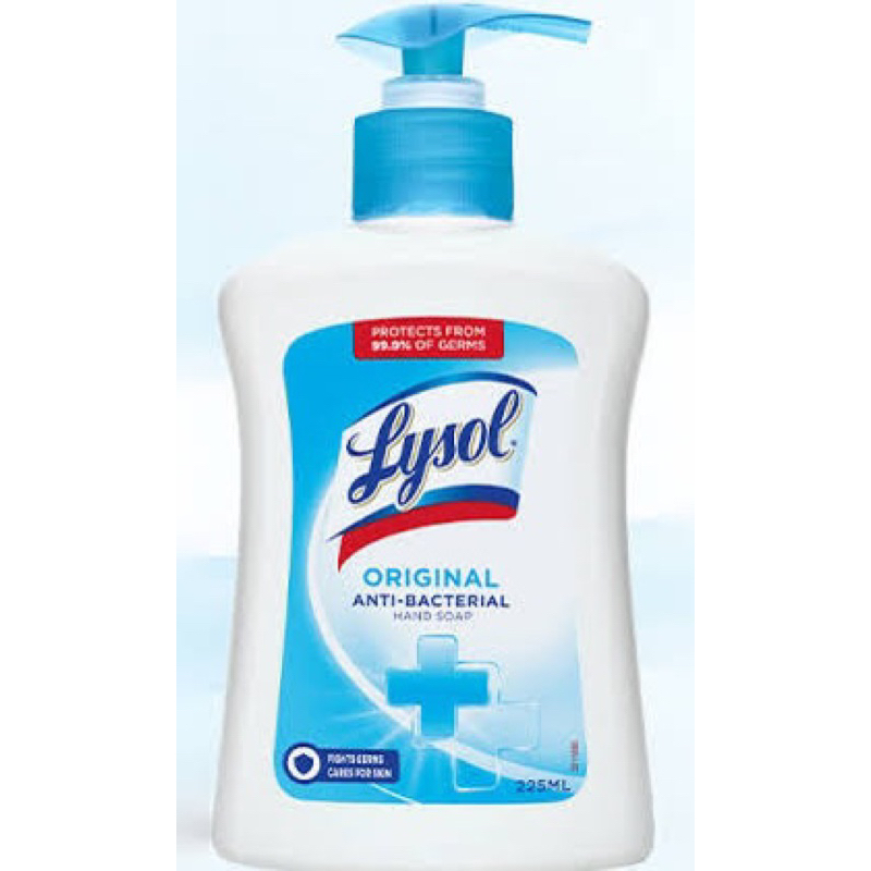 Lysol Original Antibacterial Hand Soap 225ml Shopee Philippines