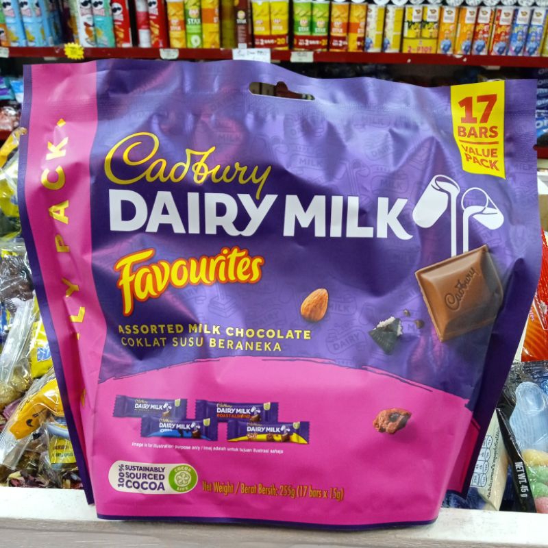 Cadbury Dairy Milk Favorites Assorted Milk Chocolate Shopee Philippines