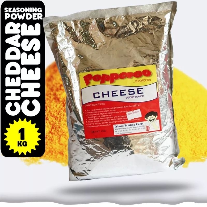 Popperoo Cheddar Cheese Powder Seasoning 1Kg Shopee Philippines