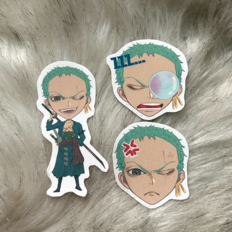 One Piece Zoro Stickers, Zoro Waterproof Stickers, Zoro Laptop