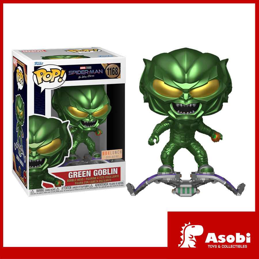 Funko Pop! SpiderMan No Way Home Green Goblin (Metallic) Vinyl Bobble