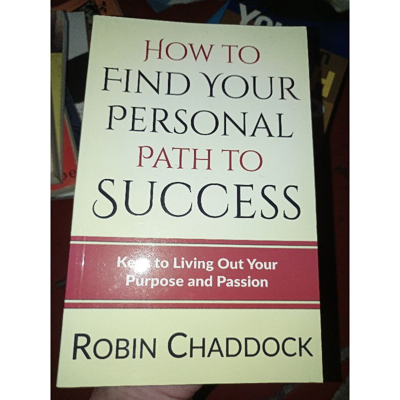 How to Find Your Personal Path to Success BY: Robin Chaddock | Shopee ...