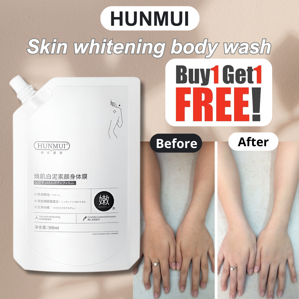 HUNMUI White Shower Gel body wash whitening shower gel bath original