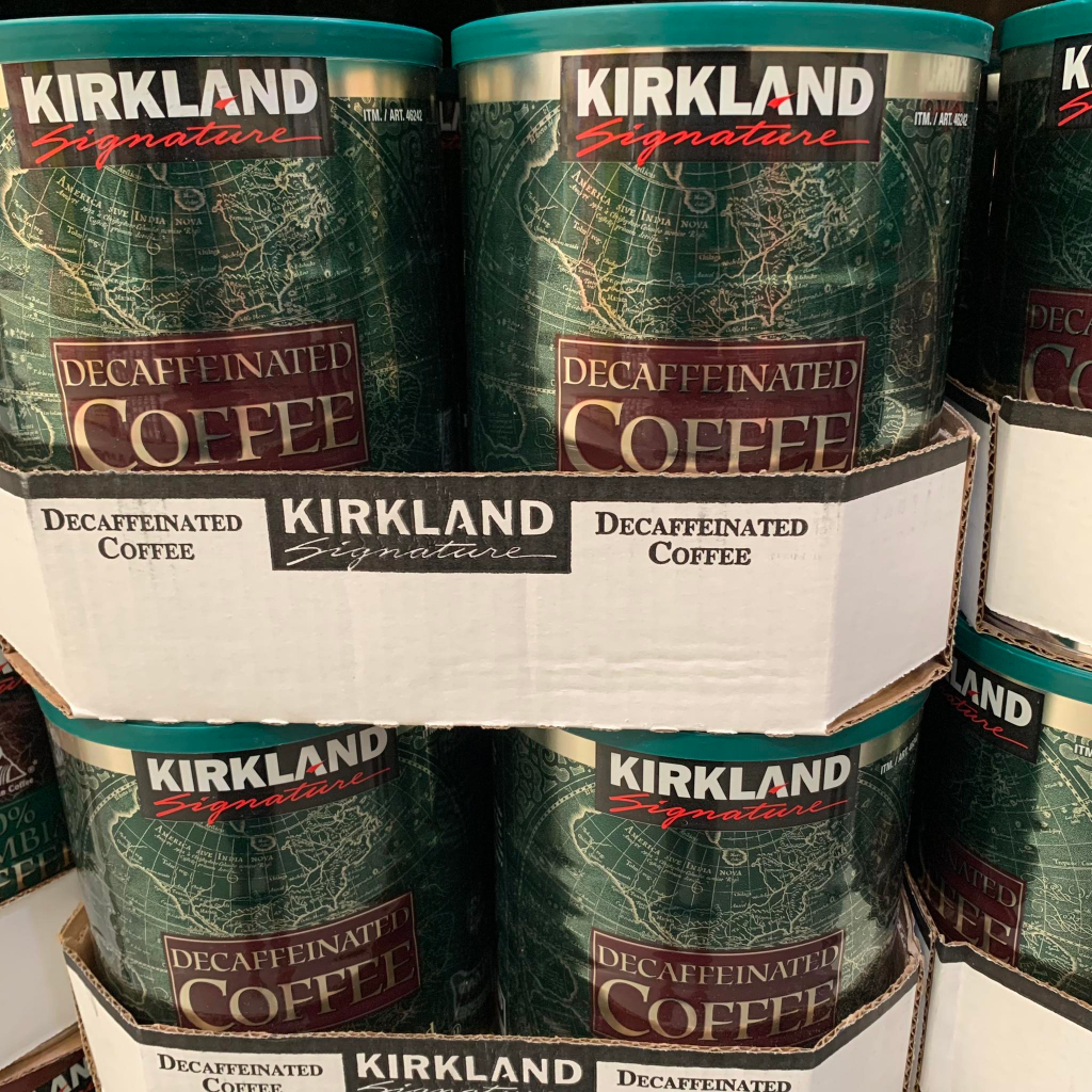Kirkland Signature Dark Roast Fine Grind Decaf Coffee 1.36 kg