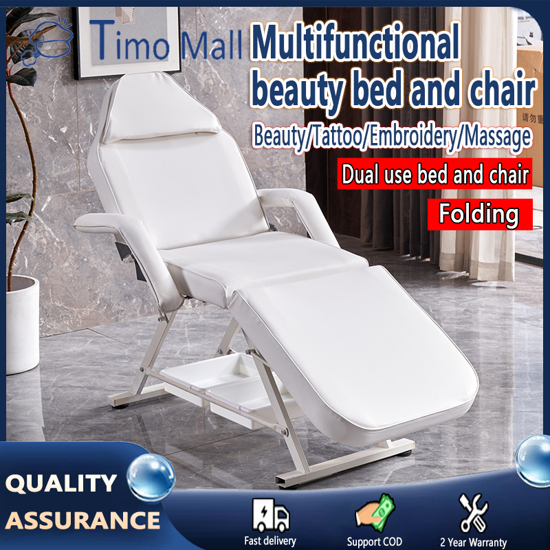 Multifunctional beauty bed folding tattoo bed home massage bed simple