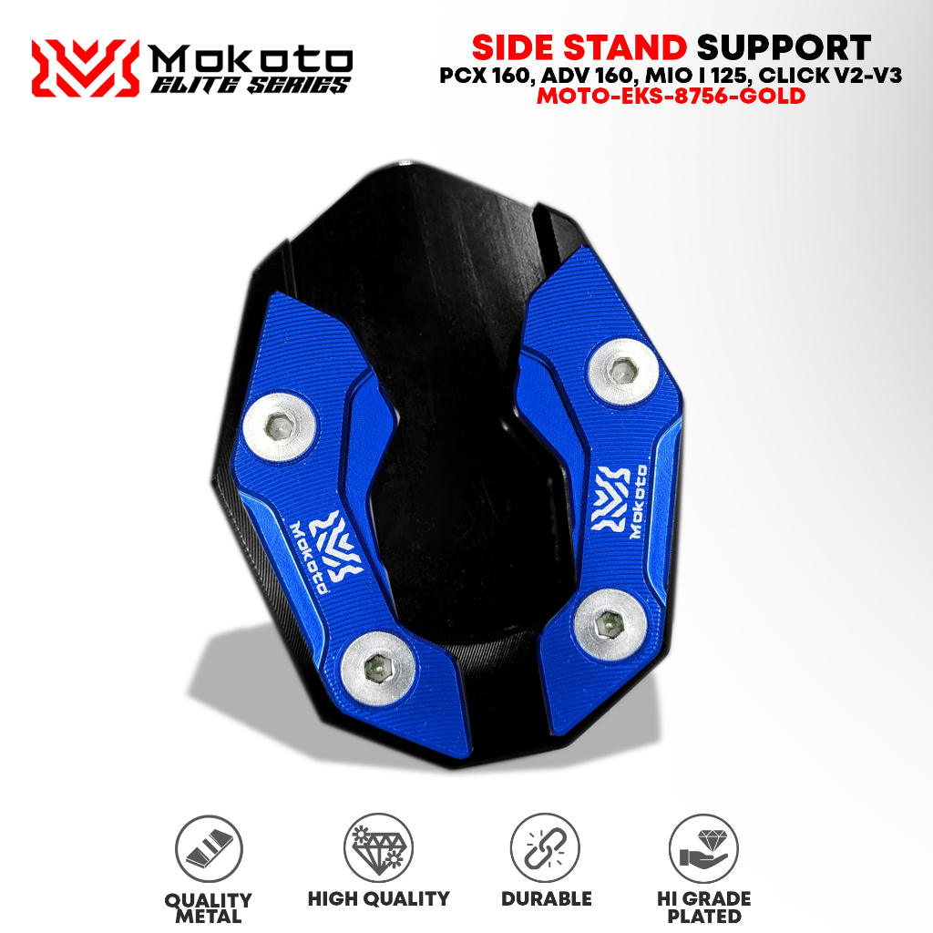 Mokoto Elite Series Side Stand Support Flat Foot Extension For Pcx Adv Mio I Click