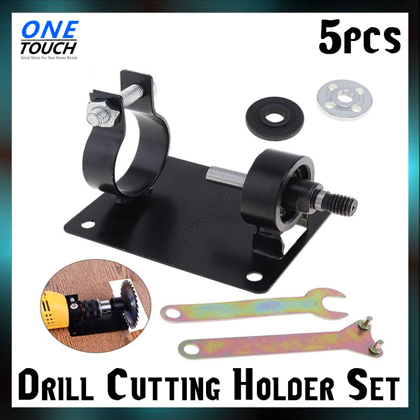 5pcs/set 10mm Electric Drill Cutting Seat Stand Holder Set for