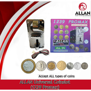 Allan Universal Coinslot /Coin slot New (1239&1239A) Anti coin hooking ...