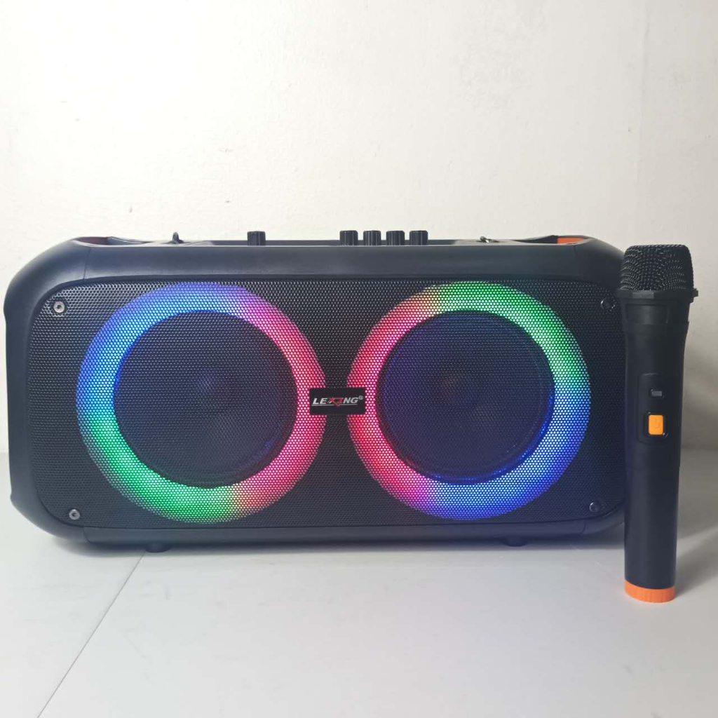 LEXING PORTABLE SPEAKER (8.5X2) WITH WIRELESS CONDENSER MICROPHONE ...