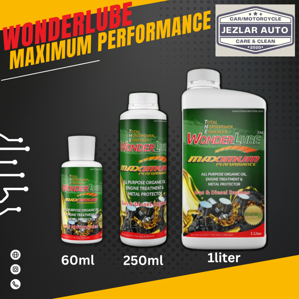 The Original Wonderlube Maximum Performance ENGINE OIL ADDITIVE FOR GAS