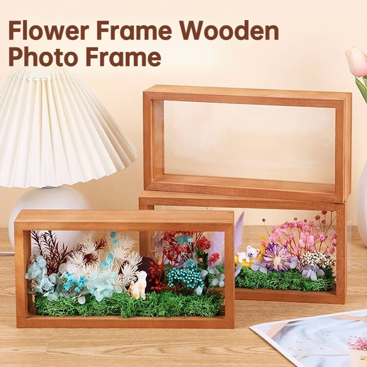 Flower Frame Wooden Photo Frame With Material Package Dried Flower