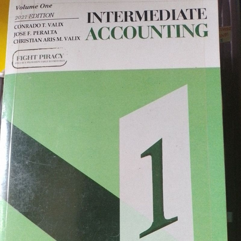 Intermediate Accounting 1 - 2021 Edition By Valix | Shopee Philippines