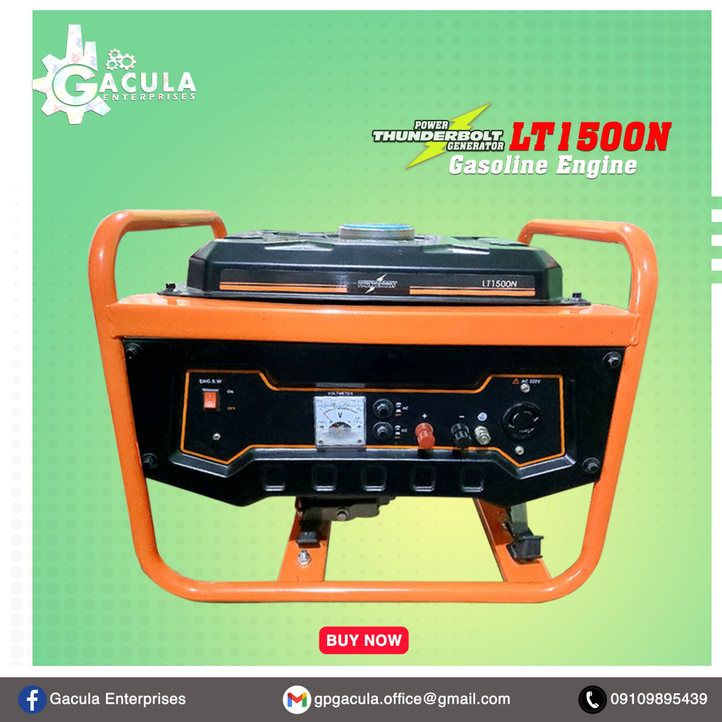 Generator Set Genset LT1500N Gasoline Engine 1.0KW Manual Start ...