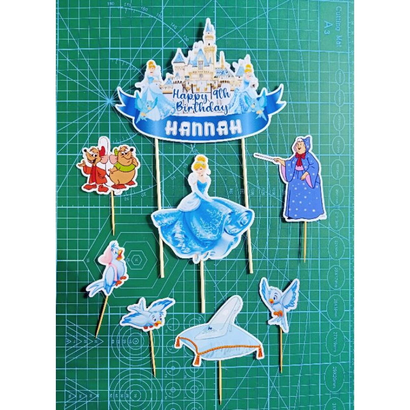 Cinderella Theme Cake Topper Shopee Philippines