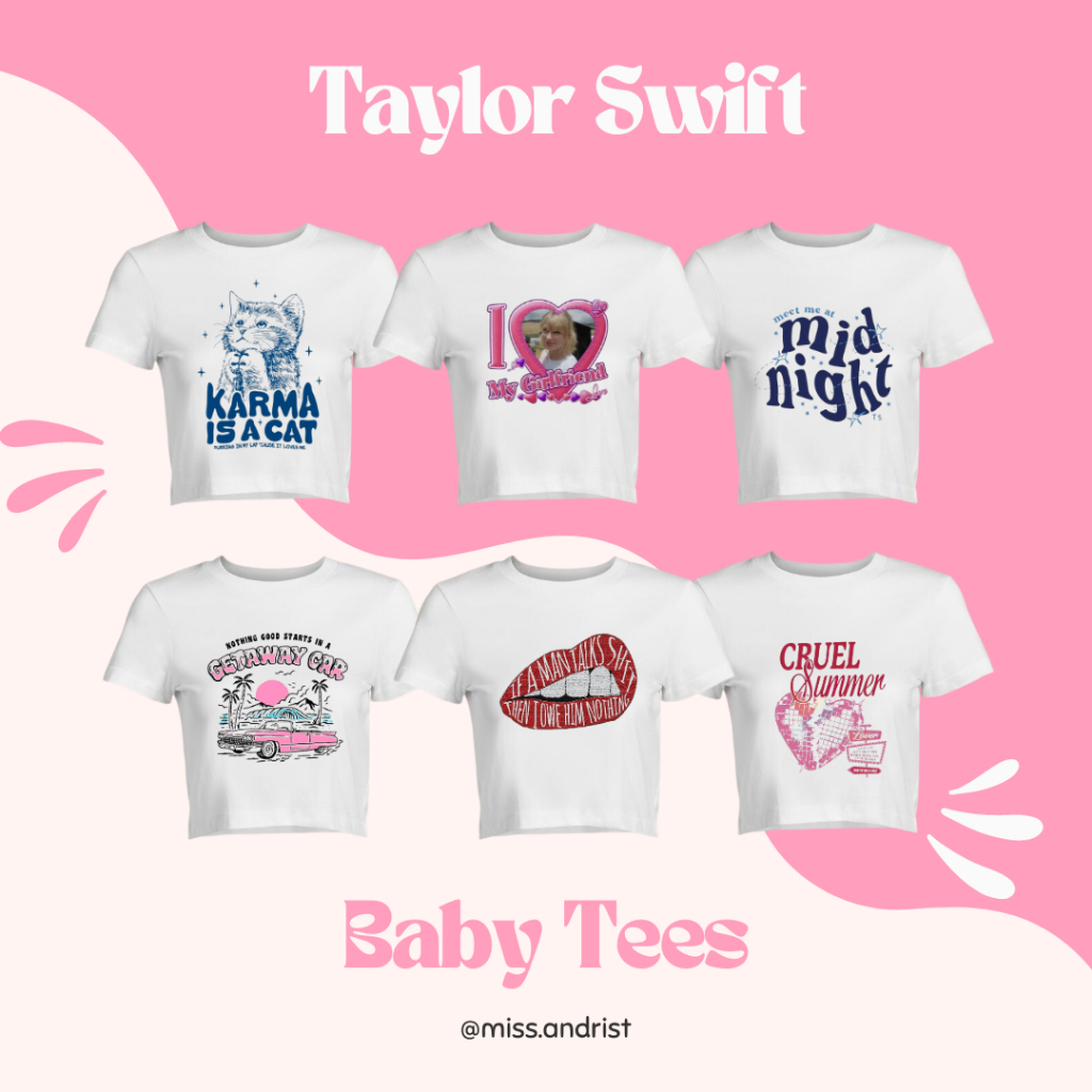 Taylor Swift Baby Tees Crop Top Shopee Philippines
