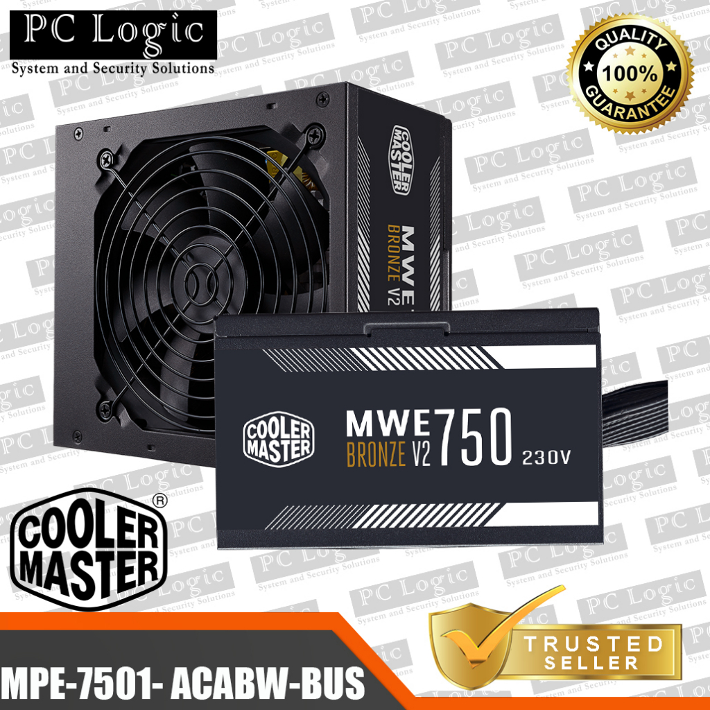 COOLER MASTER MWE 750W 80 PLUS BRONZE V2 230V I MPE-7501- ACABW-BUS I ...