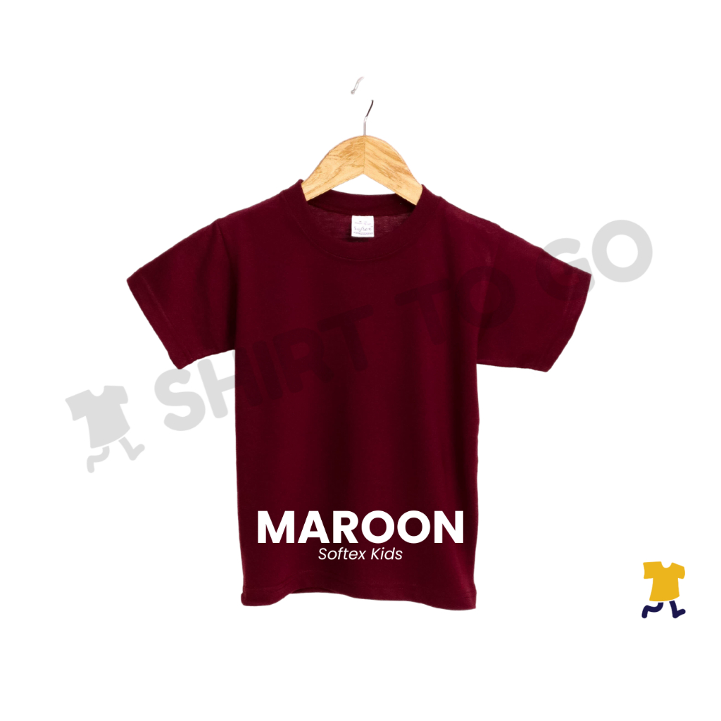 Softex Kids T-Shirt for Girl and Boy | SHADES OF RED | Shopee Philippines