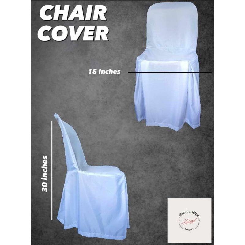 WHITE MONOBLOCK CHAIR COVER (KATRINA) Shopee Philippines