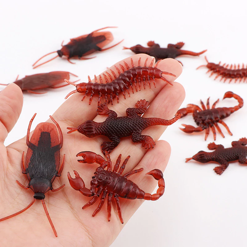 Prank Toy Simulation Cockroach Centipede Scorpion Scary Props Weird Toys Crawling insect