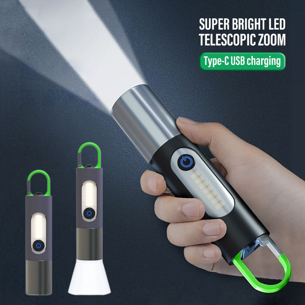 1500LM Long Distance 600M White Laser Flashlight USB-C Rechargeable ...