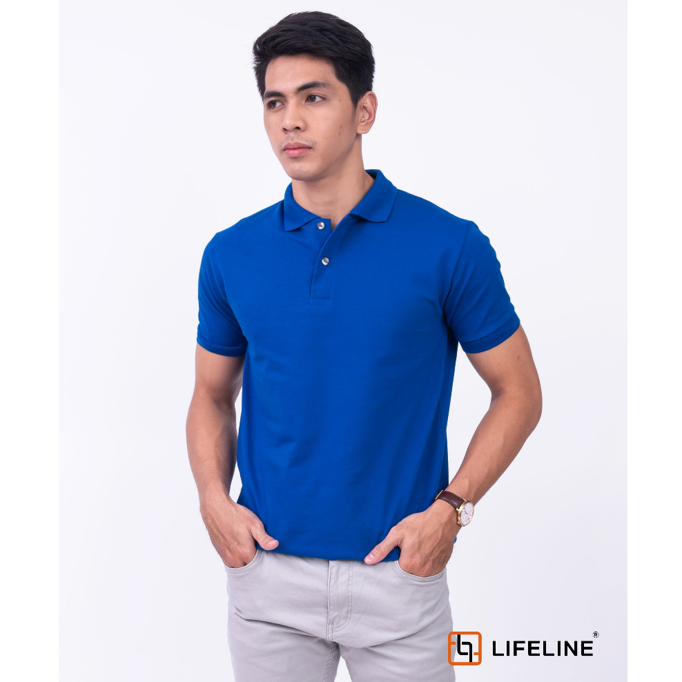 Lifeline Polo Shirt (White | Blue Ice | Aqua Blue | Royal Blue | Navy ...