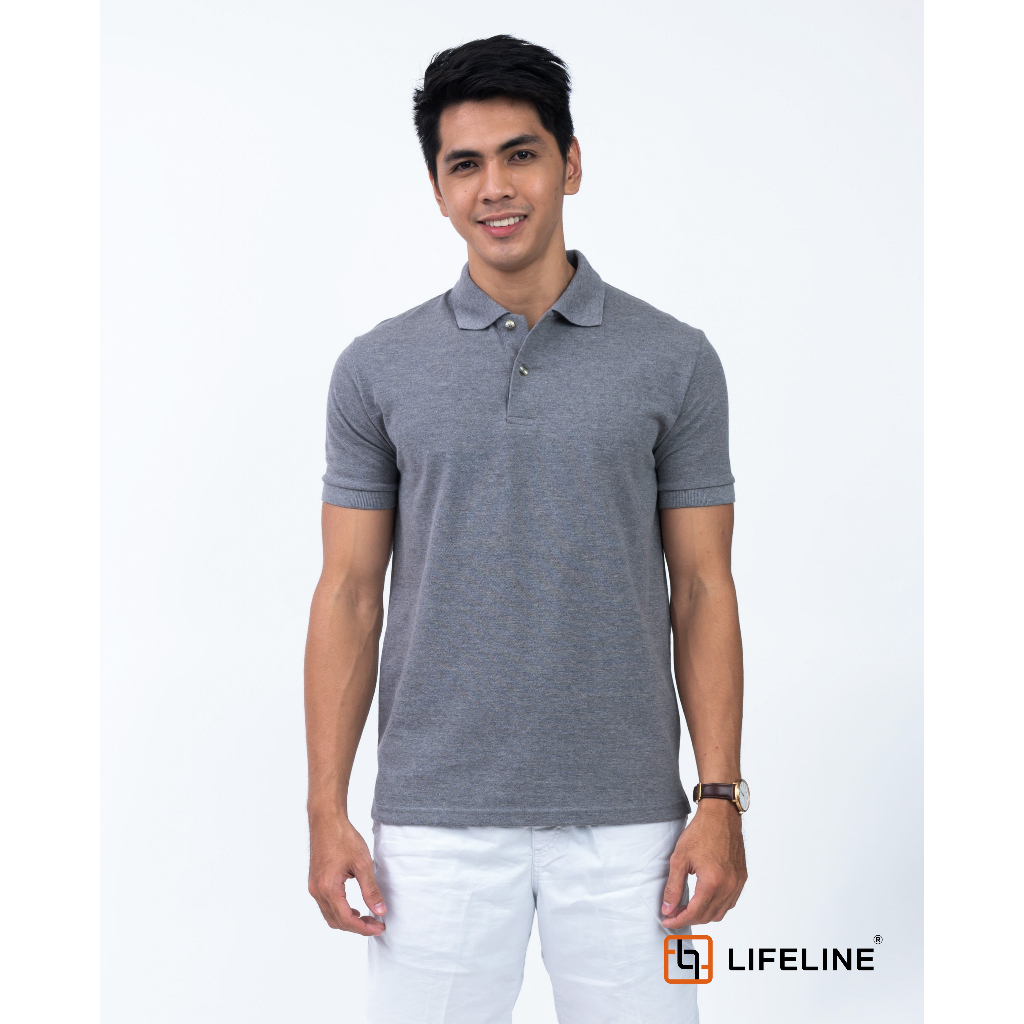 Lifeline Polo Shirt (Black | Silver Gray | Heather | Stone Gray | Maize ...