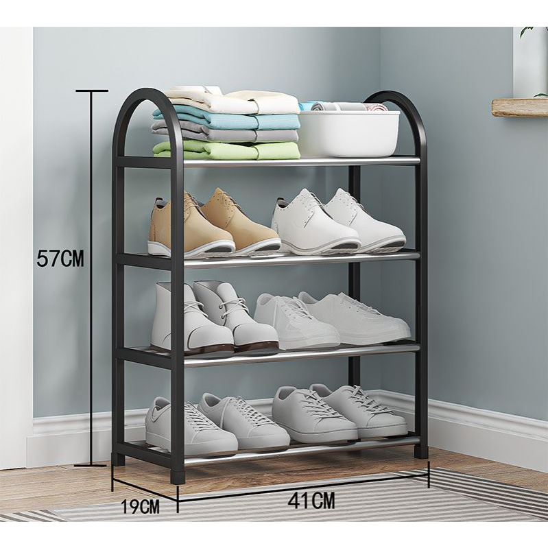 M&A 4/5 Layer Simple Shoe Rack Space Entryway Saving Shoe Organizer ...