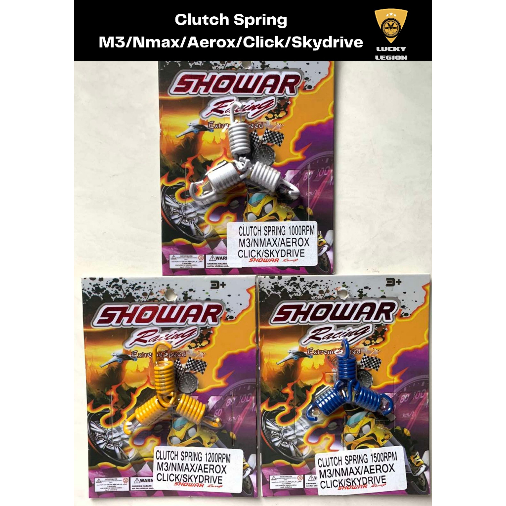 Lucky Legion TTGR Showar Clutch Spring M3/Nmax/Aerox/Click/Skydrive ...