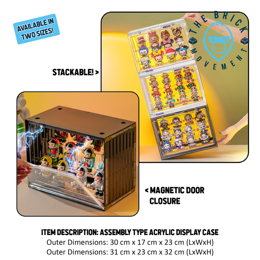 REGULAR Container Style Acrylic Display Case for Blindbox Collectibles ...