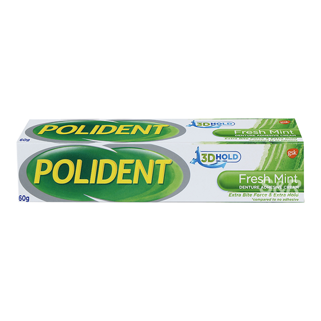 Polident Fresh Mint Denture Adhesive Cream 60g Shopee Philippines