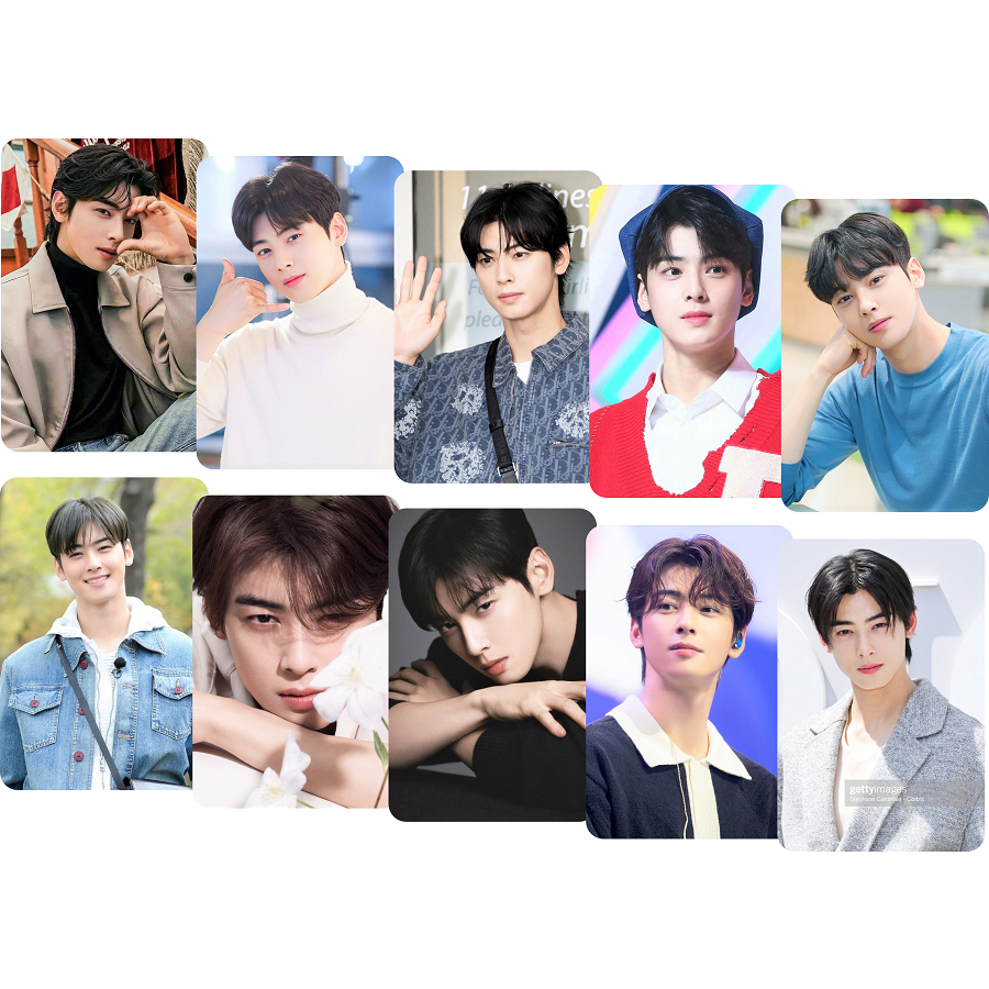 CHA EUN WOO (ASTRO) v2 LOMO CARDS / PHOTOCARDS - 45 PCS | Shopee ...